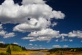 Bonham Reservoir After a Dry Year Royalty Free Stock Photo